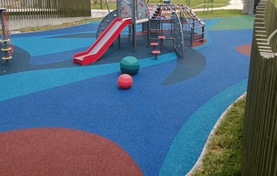 rubber granules flooring